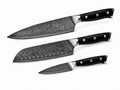 Set 3 Couteaux japonais damas – Collection Hikari